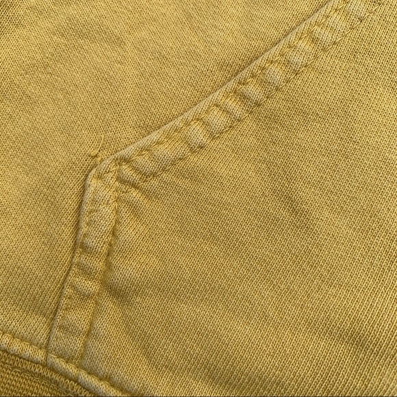 John Galt (Brandy Melville) Mustard Yellow Hoodie size O/S - Picture 5 of 6